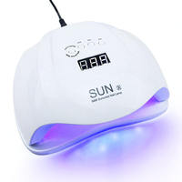 Lampe de séchage pour vernis gel à double source lumineuse, mode basse température, construction durable et personnalisable