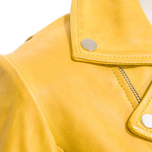 Wholesale Women Genuine Leather Biker <b>Jacket</b> <b>Vintage</b> Moto Fashion Factory Custom Ladies Lambskin Leather <b>Jacket</b> <b>Motorcycle</b> Biker - Product Image 5