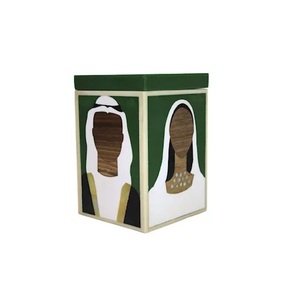 Ensemble de brûleurs d'encens en bois de luxe pour couple arabe, boîte Mabkhara en acrylique, porte-brûleur de Bakhoor pour cadeau de Ramadan, décoration de la maison, Mubkhar - Product Image 1