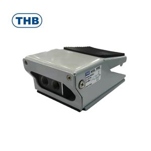 Vanne à pédale pneumatique en alliage d'aluminium THB, 1 entrée 2 sorties, commande automatique de l'air, emballage carton, garantie 1 an - Product Image 4