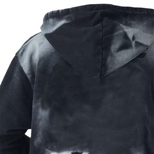 Sudadera con Capucha y Cremallera para Hombre, Diseño Nuevo, Casual, Holgada, Color Sólido, Efecto Desgastado por el Sol, Muy Elegante, Personalizable - Product Image 4