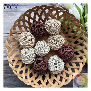 Decoración con Bolas de Ratán Natural para Festivales de Otoño, Eventos de Halloween, Reuniones de Acción de Gracias y Decoración para Fiestas de Cosecha - Product Image 6