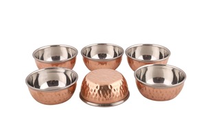 MUGS GLOSSY TOUCH ART, design martelé en cuivre pur, contemporains et portables, vaisselle et articles de table pour la maison Katori - Product Image 3