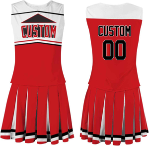 Tenues de cheerleading pour filles, personnalisées, de haute qualité, imprimées par sublimation, confortables, fabriquées en usine, pour équipes sportives - Product Image 2