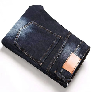 Jeans de Mezclilla Rectos de Corte Regular de Alta Calidad para Hombre, 100% Algodón, Ligeros, Lavado Snow Wash, Estilo Urbano, Servicio OEM al por Mayor - Product Image 5