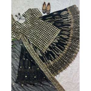 Conjunto de Lehenga de Fiesta para Mujer de Diseñador con Top Elegante, Nuevo Estilo - Product Image 1