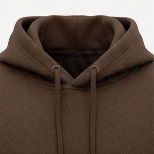 Sudadera con capucha de algodón extragrande teñida lisa con logo bordado personalizado para pedidos de promoción de marca, ajuste suave, color personalizado - Product Image 4