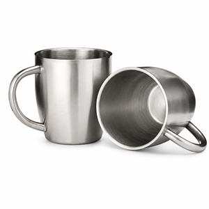 Gobelet isotherme portable en acier avec poignée mousqueton, tasse à café en métal pour randonnée, pique-nique, bière, avec logo personnalisé – Vente en gros - Product Image 2