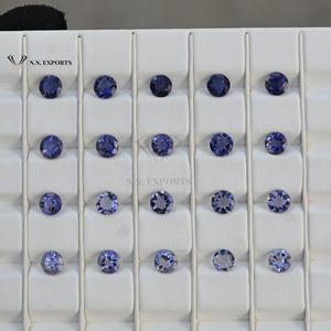 8mm Naturel Iolite Rond Brillant Coupe Calibré Pierres Précieuses En Vrac Vente En Gros À Un Prix Raisonnable Produits Chauds Faits À La Main - Product Image 4