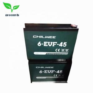 6-EVF-45 DZM Serie 12V 45Ah nueva válvula de batería VRLA batería de plomo ácido regulada para bicicletas eléctricas Scooters motocicletas - Product Image 2