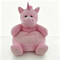 Fauteuil enfant en peluche rose personnalisé en forme de cochon, canapé pour tout-petit en forme de cochon, fauteuil enfant en peluche en forme de cochon de ferme