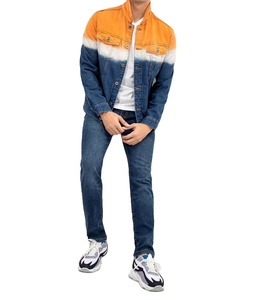 La mejor chaqueta vaquera de tendencia para hombres a bajo precio, Chaquetas vaqueras Oem con botones cubiertos sostenibles transpirables para hombres de Pakistán - Product Image 1