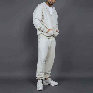 Ensemble de survêtement polaire décontracté pour homme, deux pièces en polyester, idéal pour l'hiver – Nouvelle collection à succès - Product Image 2