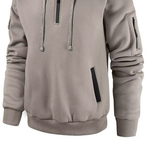 Sweat à capuche épais et lourd pour homme, coupe oversize, épaules tombantes, de luxe - Product Image 5