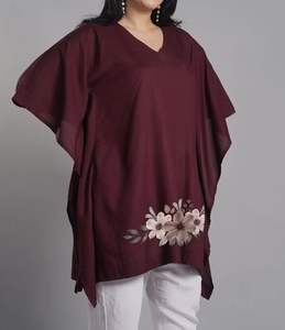 Festive Wear Designer <b>Kaftan</b> For Women Handmade Western Ladies Ethnic Set Batwing Sleeves Loose Fit <b>Kaftan</b> Party Festival Wear - Product Image 1