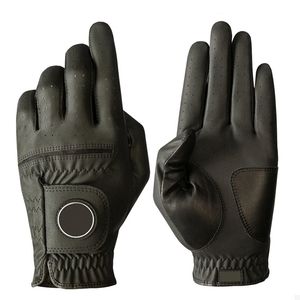 Gants de golf en cuir Cabretta sur mesure OEM, légers, antidérapants, fermeture auto-agrippante, unisexe, marque privée - Product Image 1