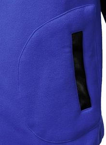High Quality Men's Varsity Jackets Thin <b>Stand</b> Collar Light <b>Weight</b> Winter Wool Body Leather Sleeve Best Design Plain Fabric Front - Product Image 4