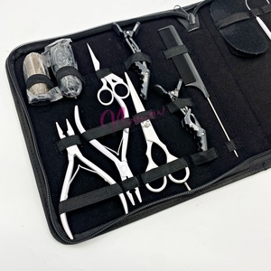 ชุดคีมต่อผมทำจากสเตนเลสเกรดเคลือบผงสีขาวแบบมืออาชีพออกแบบได้ตามที่ต้องการ - Product Image 4