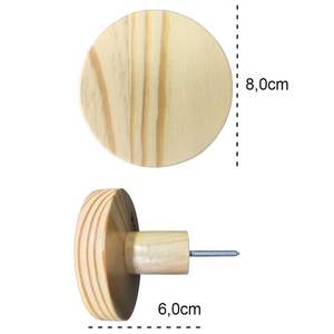 Perillas Decorativas de Resina y Madera de Múltiples Diseños para Decoración y Adornos del Hogar - Product Image 5