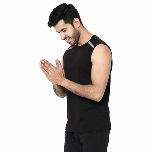 Camiseta sin mangas para hombre, camiseta sin mangas lisa, camiseta sin mangas para fitness, camiseta sin mangas para gimnasio, chaleco para correr, camiseta sin mangas deportiva de marca privada OEM - Product Image 5