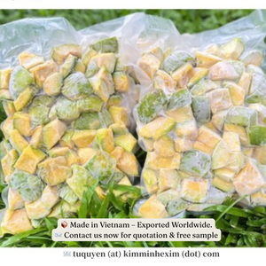 อะโวคาโดแช่แข็ง IQF จากเวียดนาม สำหรับอุตสาหกรรม จำหน่ายจำนวนมาก - Product Image 1