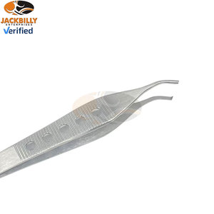 JACKBILLY Forceps de dissection Adson marron de haute qualité 12 cm, 1x2 dents, en acier inoxydable allemand, instruments chirurgicaux de précision - Product Image 4