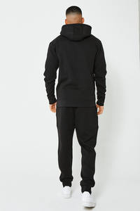 Chándal con logotipo personalizado French Terry Hoodie Set para hombre Chándales extragrandes de algodón de lana gruesa de peso pesado en blanco - Product Image 2