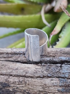 <b>Adjustable</b> 925 Sterling Silver Bohemian Textured <b>Ring</b> Handmade Unisex Fashion Jewelry Gift - Product Image 5