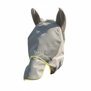 Meilleur masque anti-mouches pour chevaux, respirant, anti-moustiques, élastique, confortable, de haute qualité, protection du visage, masque de protection avec protection des oreilles - Product Image 6