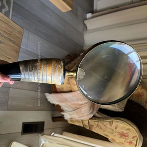 Antique Design Polished High Quality <b>Reading</b> <b>Aid</b> Real Buffalo Horn Handle Magnifying Glass Wholesome Animal Style By FWE - Product Image 1