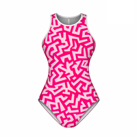 Novedades: Traje de Baño Deportivo Reductor para Playa, Transpirable, con Control de Abdomen, Estampado Frontal, Secado Rápido, Impermeable, Corte Alto
