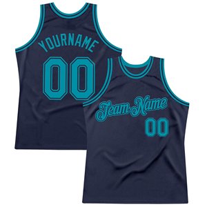 Maillot de basket-ball personnalisé sublimé bleu marine, nom de l'équipe, unisexe, maille respirante, imprimé en 3D, sans manches, vêtements pour toutes les saisons - Product Image 4
