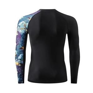 Meilleures ventes : Rashguard MMA à manches longues, protection UPF50 anti-UV, respirant, écologique, impression numérique personnalisée, maillot de compression sportif - Product Image 2