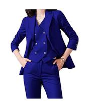 Ensemble de costumes de tailleur pour femmes, respirant, décontracté, pour le bureau, tenue de travail, vêtements professionnels, pantalon et veste, prix d'usine