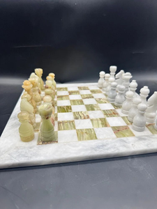 Handmade <b>Wooden</b> & Resin <b>Chess</b> <b>Set</b> for Children-Foldable Design Various Colors Available From India - Product Image 4