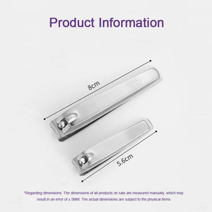 Nuevo Cortaúñas Profesional de 1 Pieza, Cortaúñas para Zonas Profundas de las Uñas, Tijeras de Acero Inoxidable con Mandíbula Plana Ancha y Duradera - Product Image 3