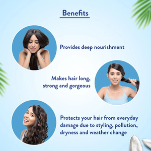 Kit d'huiles capillaires botaniques à la noix de coco pour le soin du cuir chevelu, formule hydratante et revitalisante pour des cheveux doux et forts, purement naturel - Product Image 4