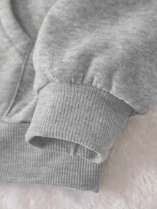 Sudadera con Capucha Extra Grande de Forro Polar Grueso para Mujer, con Logotipo Frontal, para Deportes de Invierno - Product Image 4