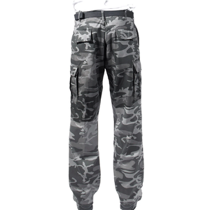 Best Selling Slim Fit High Street Elastic Midweight Camo Design Cargo Pants Custom Logo <b>Men</b> Sweatpants OEM Service Cargo Joggers - Product Image 2