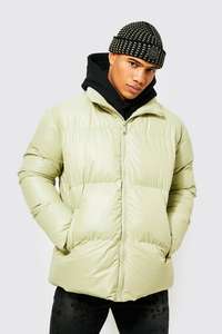 Chaqueta acolchada informal de calle alta para hombre con cuello levantado único Ropa exterior de invierno elegante - Product Image 3