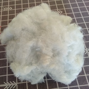 เส้นใยโพลีเอสเตอร์สีขาวล้วนเส้นใย vikohasan OEKO-TEX มาตรฐาน ISO 6 Denier - Product Image 3