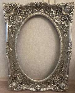 Luxury <b>Silver</b> Baroque <b>Mirror</b> – Large Ornate Statement <b>Mirror</b> for Elegant Interiors - Product Image 1