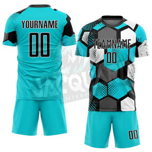 Uniforme de Fútbol de Alta Calidad Sublimado, Uniforme de Fútbol Personalizado, Uniforme de Fútbol de Tela de Poliéster de Alta Calidad - Product Image 1