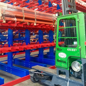 BHD Vietnam Hot Selling Steel Made Customized Length Upright RAL5017 Cantilever Rack For Warehouse Stock Management Wholesale - Product Image 3