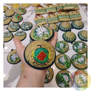 พวงกุญแจทำมือจากหวายสาน ของตกแต่งจากเส้นใยธรรมชาติ พวงกุญแจห้อยกระเป๋า ของที่ระลึก งานฝีมือ - Product Image 4