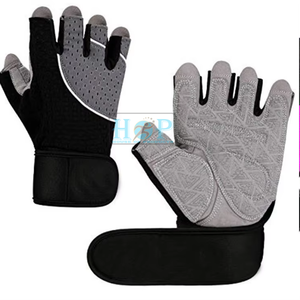 Custom Logo Workout Wear Weightlifting <b>Gloves</b> Cross-fit Workouts Palm Protection Training Half Finger Gym Fitness <b>Gloves</b> - Product Image 1