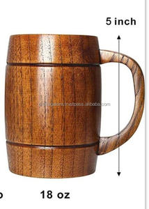 ชุดน้ำชาไม้สีเข้มแบบชนบททำด้วยมือและจานรองสไตล์ยุโรปสำหรับแจกฟรี - Product Image 2