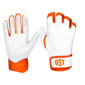 Gants de frappeur de baseball en cuir personnalisés de haute qualité, respirants, en polyester, avec fermeture auto-agrippante pour adultes - Product Image 1
