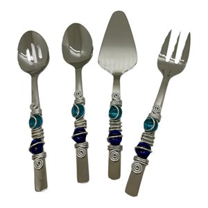 Ensemble de couverts classiques en acier inoxydable, finition miroir haute brillance, résistant à la rouille, couteau, fourchette, cuillère, vaisselle de mariage, ensemble de couverts de table - Product Image 5