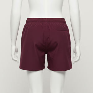 กางเกงขาสั้นผู้ชายสไตล์ล่าสุด ผ้าฝ้าย 100% เอวยางยืด แห้งเร็ว สีพื้น สไตล์ไฮสตรีท ความยาวระดับเข่า รับสกรีนโลโก้ สำหรับฤดูร้อน - Product Image 3